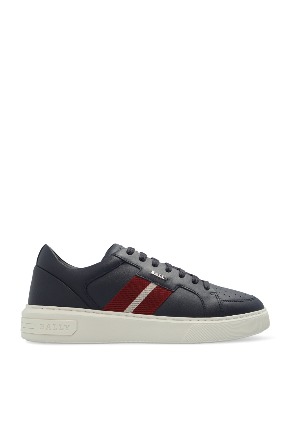 Navy blue 2025 bally sneakers